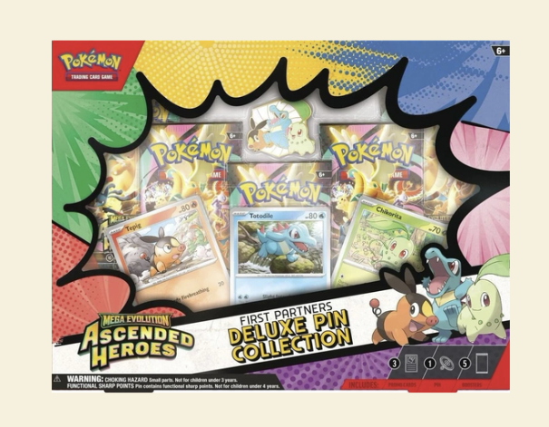 Pokemon: Ascended Heroes First Partner Deluxe Pin Collection