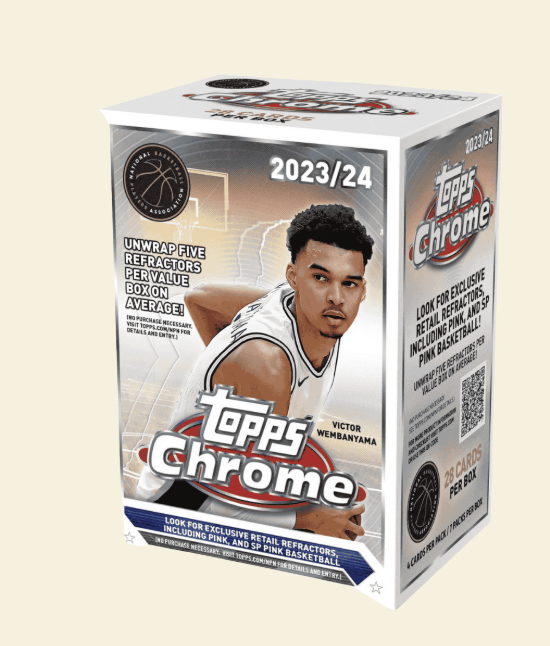 Bleecker Trading - 2023-24 Topps Chrome Basketball Blaster Box