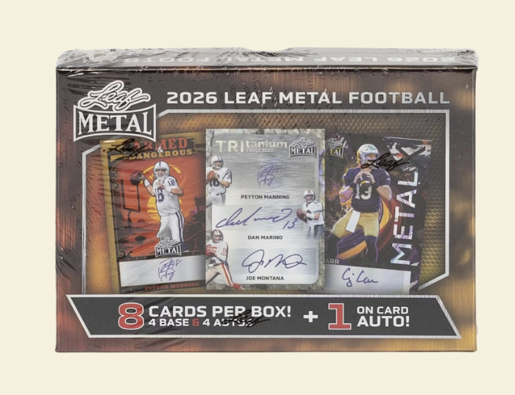 Bleecker Trading - 2026 Leaf Metal Football Hobby Box
