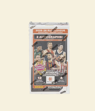 2025-26 Panini Contenders EuroLeague Basketball Hobby Box