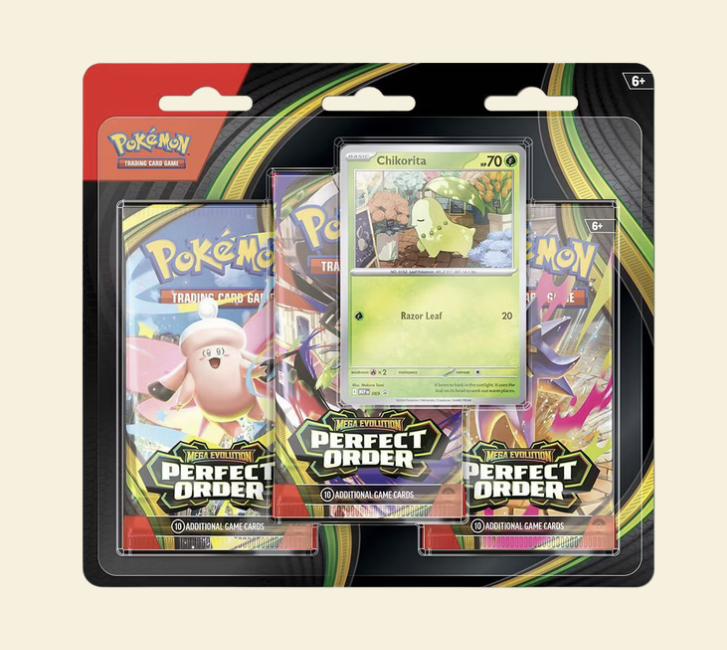 Bleecker Trading - Pokemon: Perfect Order 3-Pack Blister Bleecker Trading - Pokemon: Perfect Order 3-Pack Blister