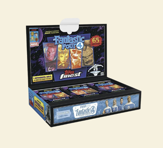 2026 Topps Finest Fantastic Four Hobby Box (Presale)