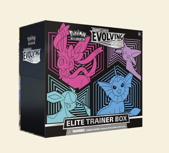 Pokemon: Evolving Skies Elite Trainer Box (Glaceon/Vaporeon/Sylveon/Espeon)