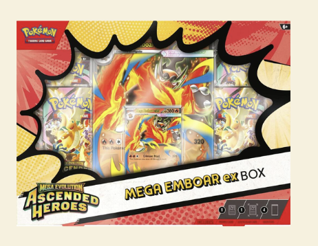 Pokemon: Mega Evolution Ascended Heroes EX Box