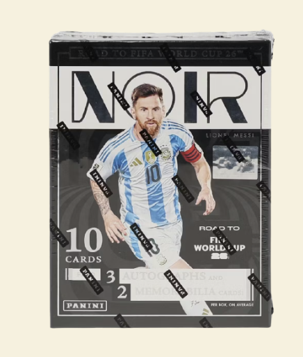 2025-26 Panini Noir Road to FIFA World Cup Soccer Hobby 3-Box Case