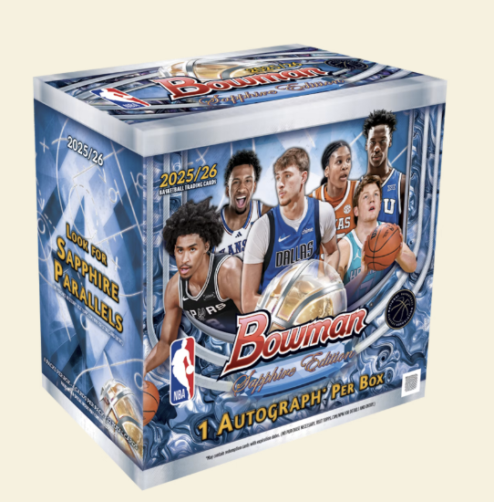 2025-26 Bowman Basketball Sapphire Hobby Box