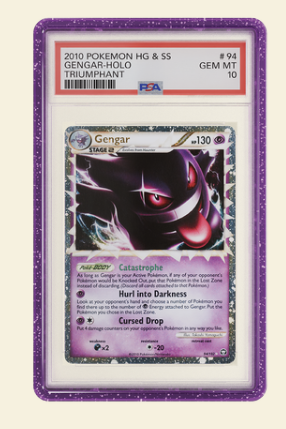 Standard Case (PSA) Purple Glitter GradedGuard