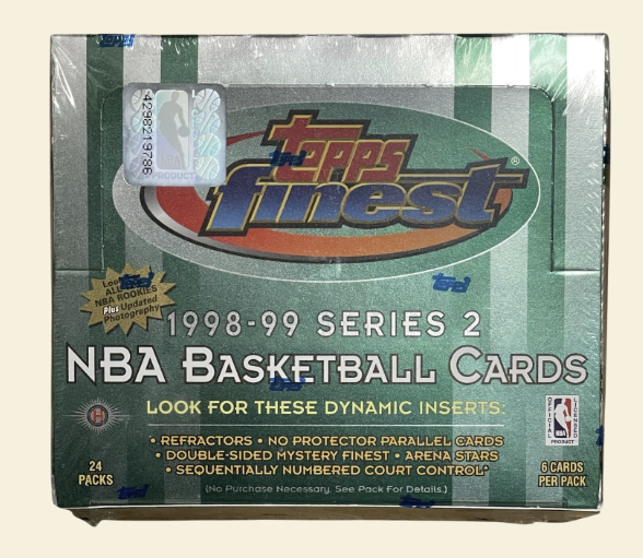 1998-99 Topps Finest Series 2 Basketball Hobby Box