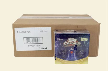 2026 Topps Chrome Disney Sapphire Edition 10-Box Case