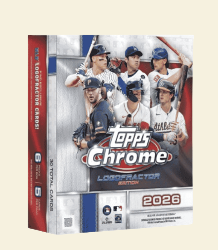 2026 Topps Chrome Baseball Logofractor Edition Box