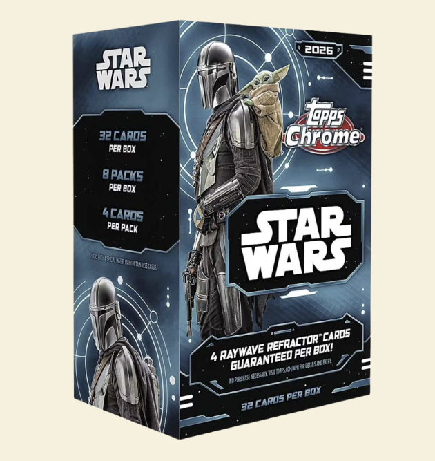 2026 Topps Star Wars Chrome Blaster Box (Presale)
