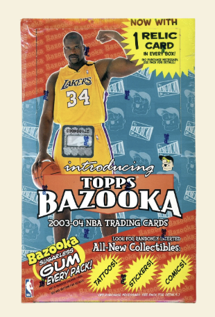 2003-04 Topps Bazooka Basketball Retail Box