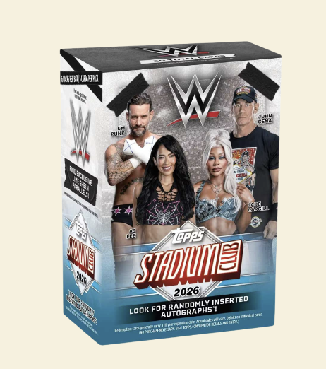 2026 Topps Stadium Club WWE Wrestling Blaster Box (Presale)