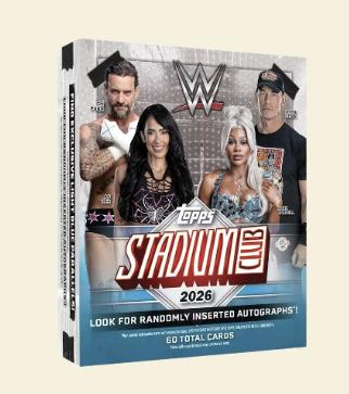 2026 Topps Stadium Club WWE Wrestling Mega Box (Presale)