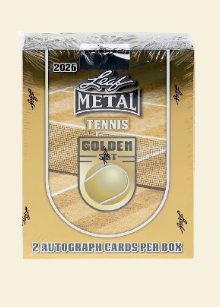 2026 Leaf Metal Golden Set Tennis Hobby Box