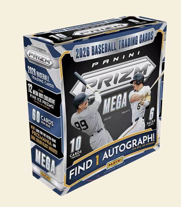 2026 Panini Prizm Baseball Mega Box (Pink Ice Prizms!)