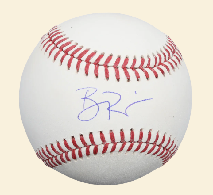 Ben Rice New York Yankees Autographed Baseball