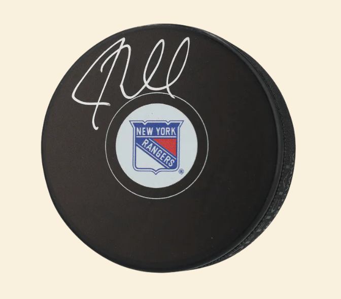 J.T. Miller New York Rangers Autographed Hockey Puck