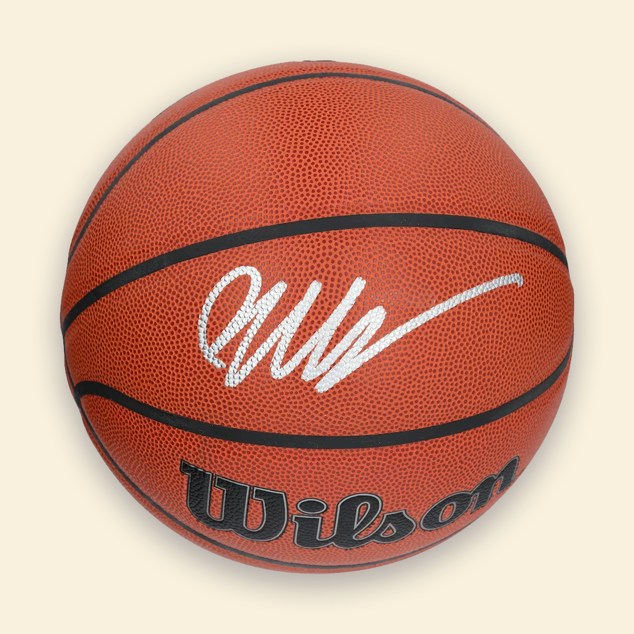 Victor Wembanyama Autographed Basketball With Fanatics COA