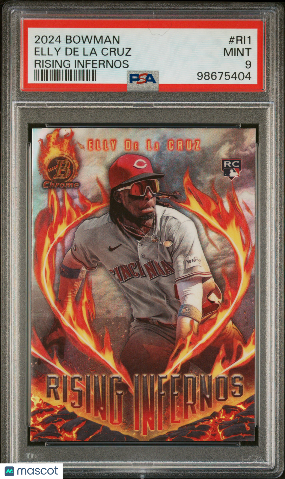 2024 Bowman Rising Infernos Elly De La Cruz #RI1 PSA 9