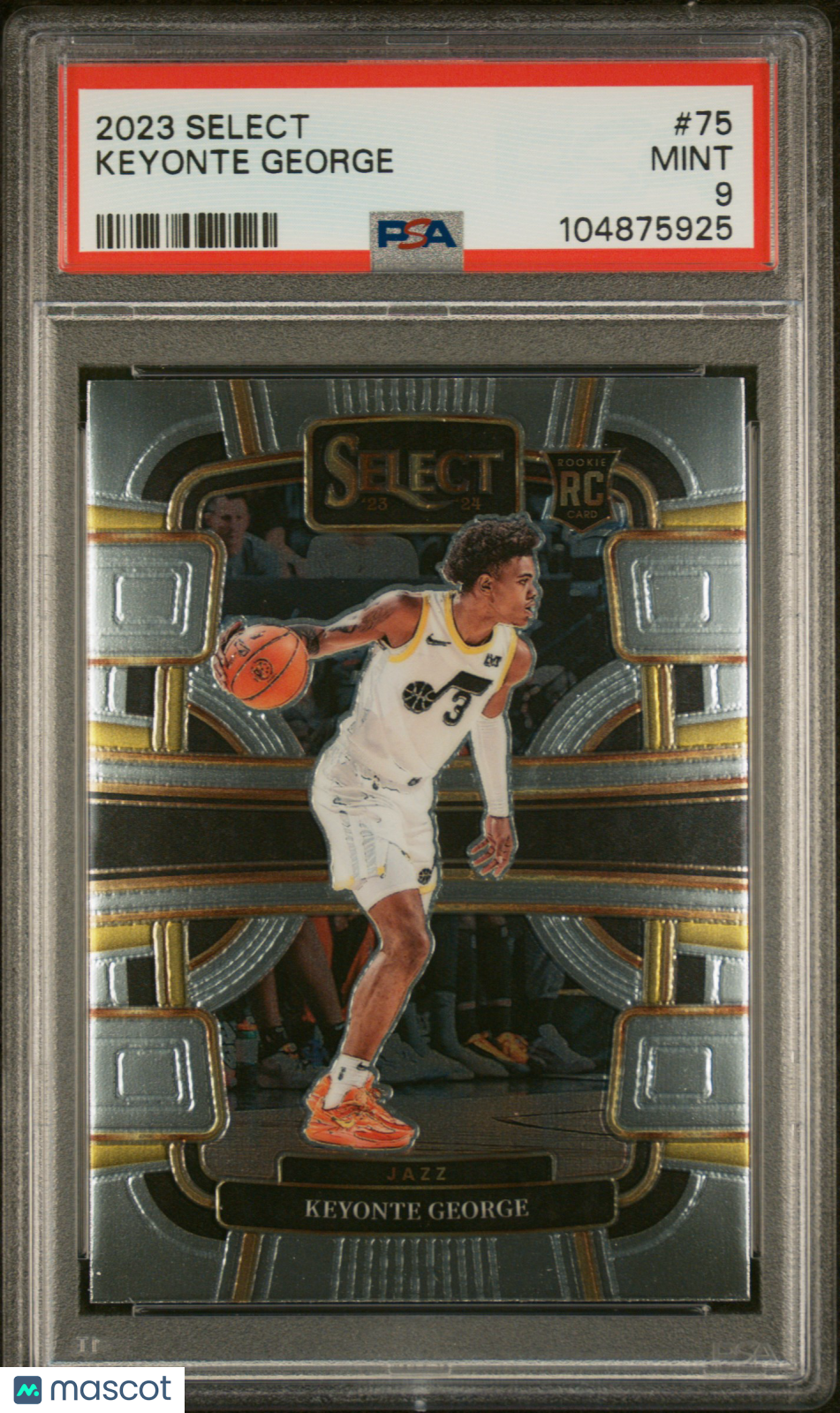 2023 Panini Select Keyonte George #75 PSA 9