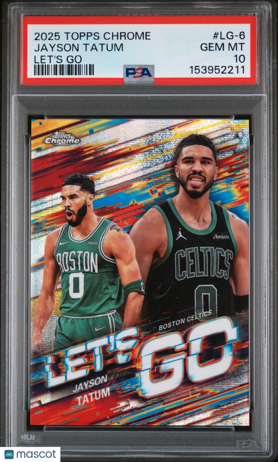2025 Topps Chrome Let's Go Basketball Jayson Tatum #LG-6 PSA 10