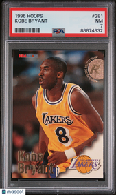 image 1996 Hoops Kobe Bryant #281 PSA 7