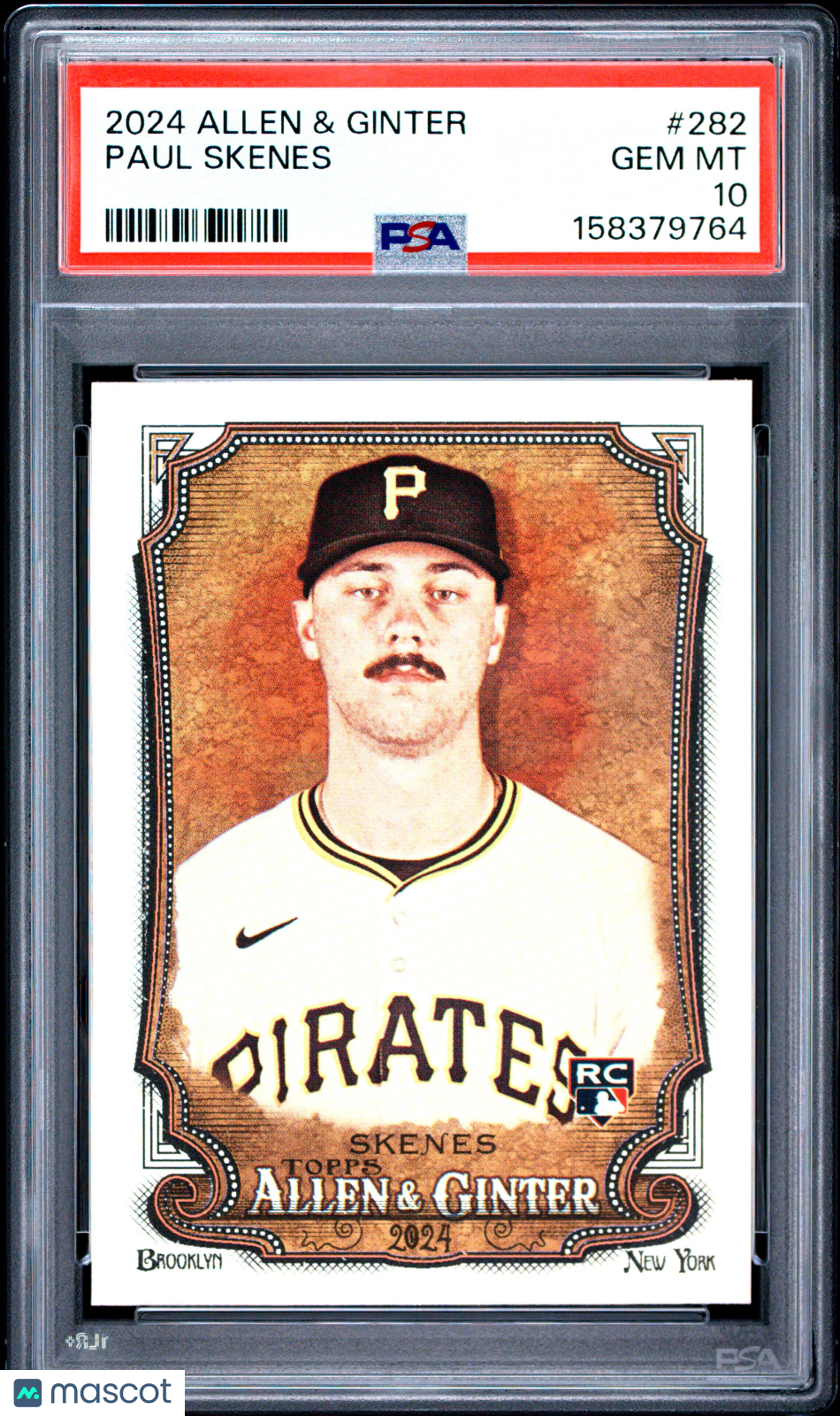 2024 Topps Allen & Ginter Baseball Paul Skenes #282 PSA 10