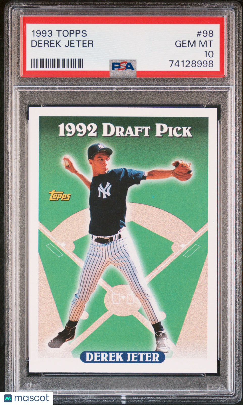 1993 Topps Baseball Derek Jeter #98 PSA 10
