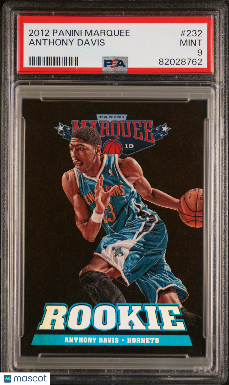 2012 Panini Marquee Basketball Anthony Davis #232 PSA 9