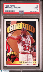 image 1995 Topps Michael Jordan #4 PSA 9
