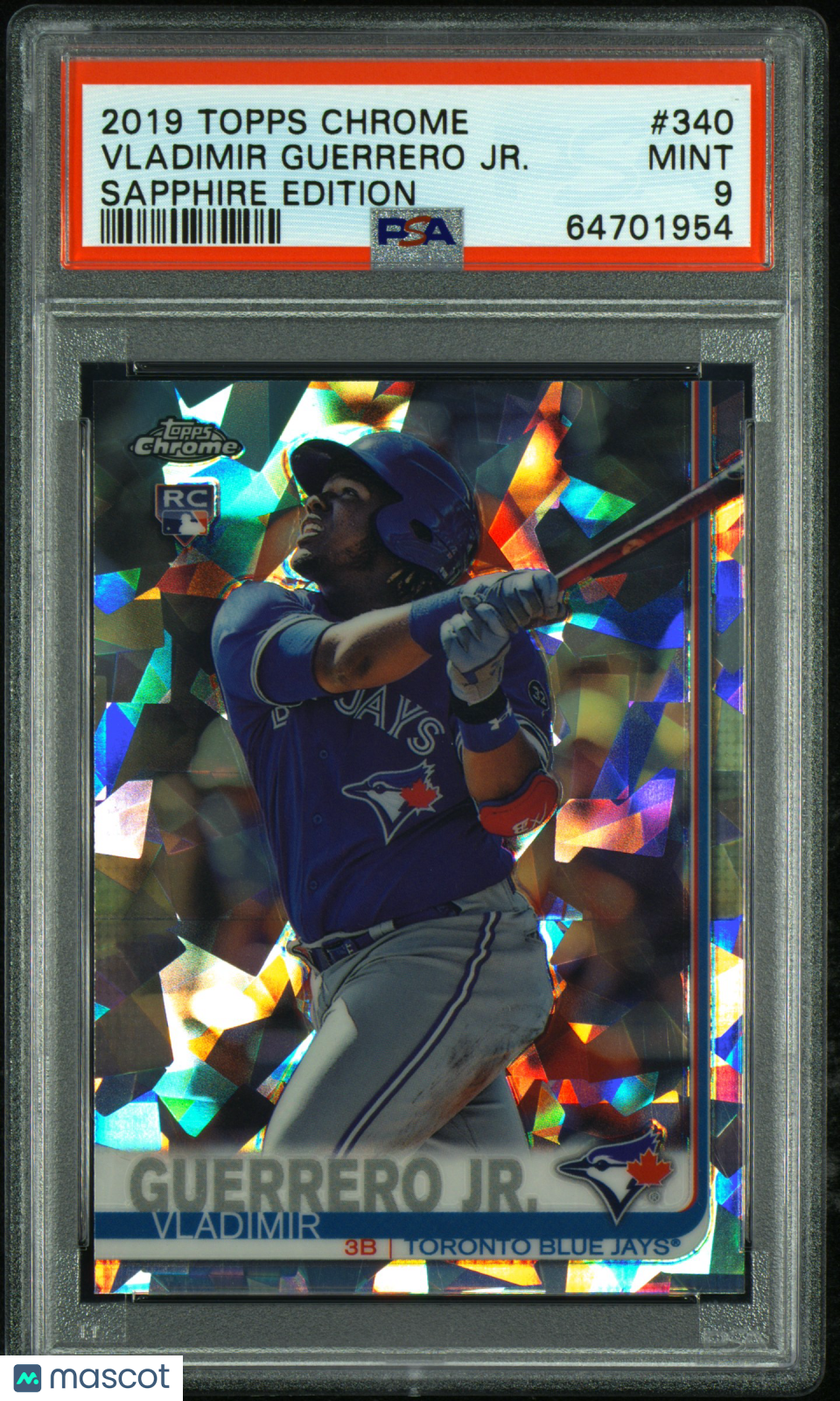 2019 Topps Chrome Sapphire Edition Vladimir Guerrero JR. #340 PSA 9