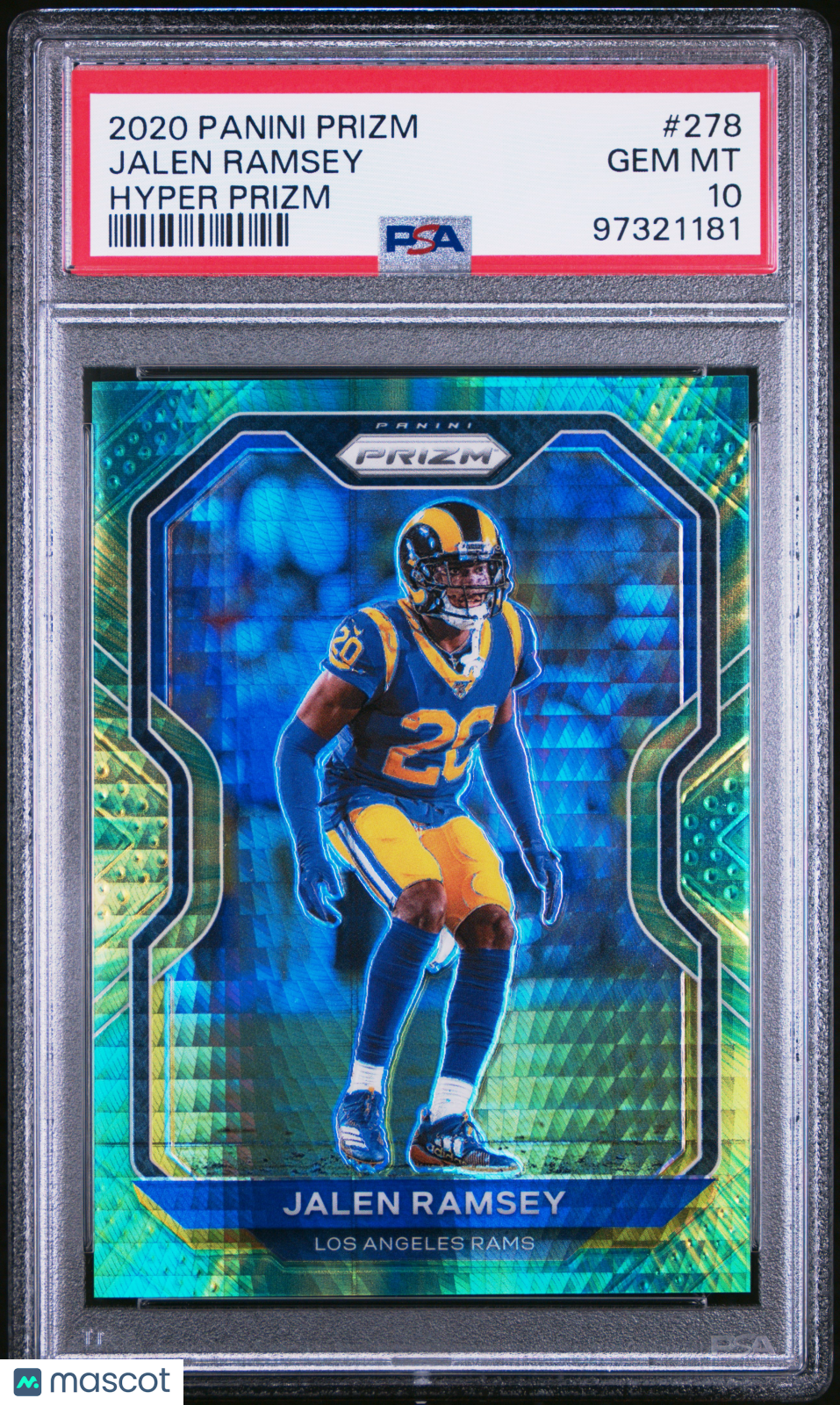 2020 Panini Prizm Jalen Ramsey #278 Hyper PSA 10