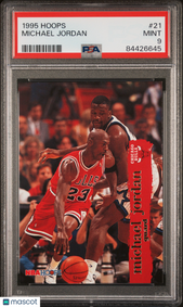 image 1995 Hoops Michael Jordan #21 PSA 9