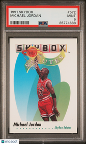 image 1991 Skybox Michael Jordan #572 PSA 9