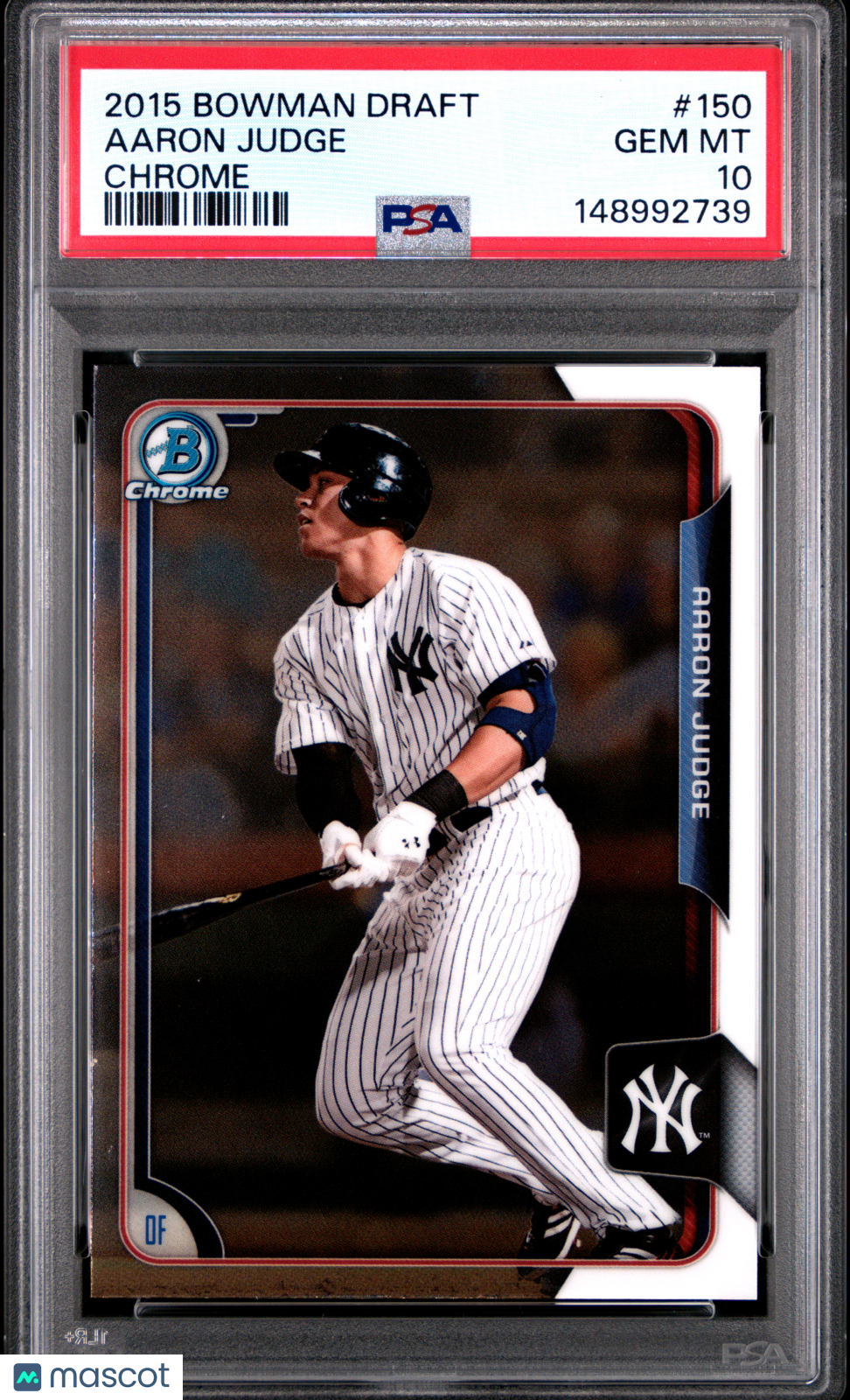 2015 Bowman Draft Baseball Aaron Judge #150 Chrome PSA 10