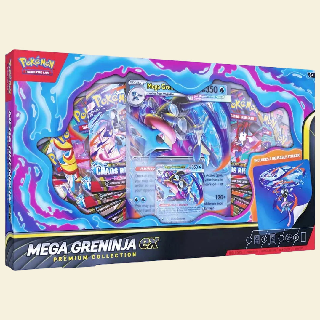Pokemon Mega Greninja ex Premium Collection Box