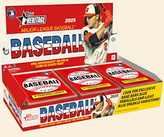 2025 Topps Heritage Baseball Hobby Box