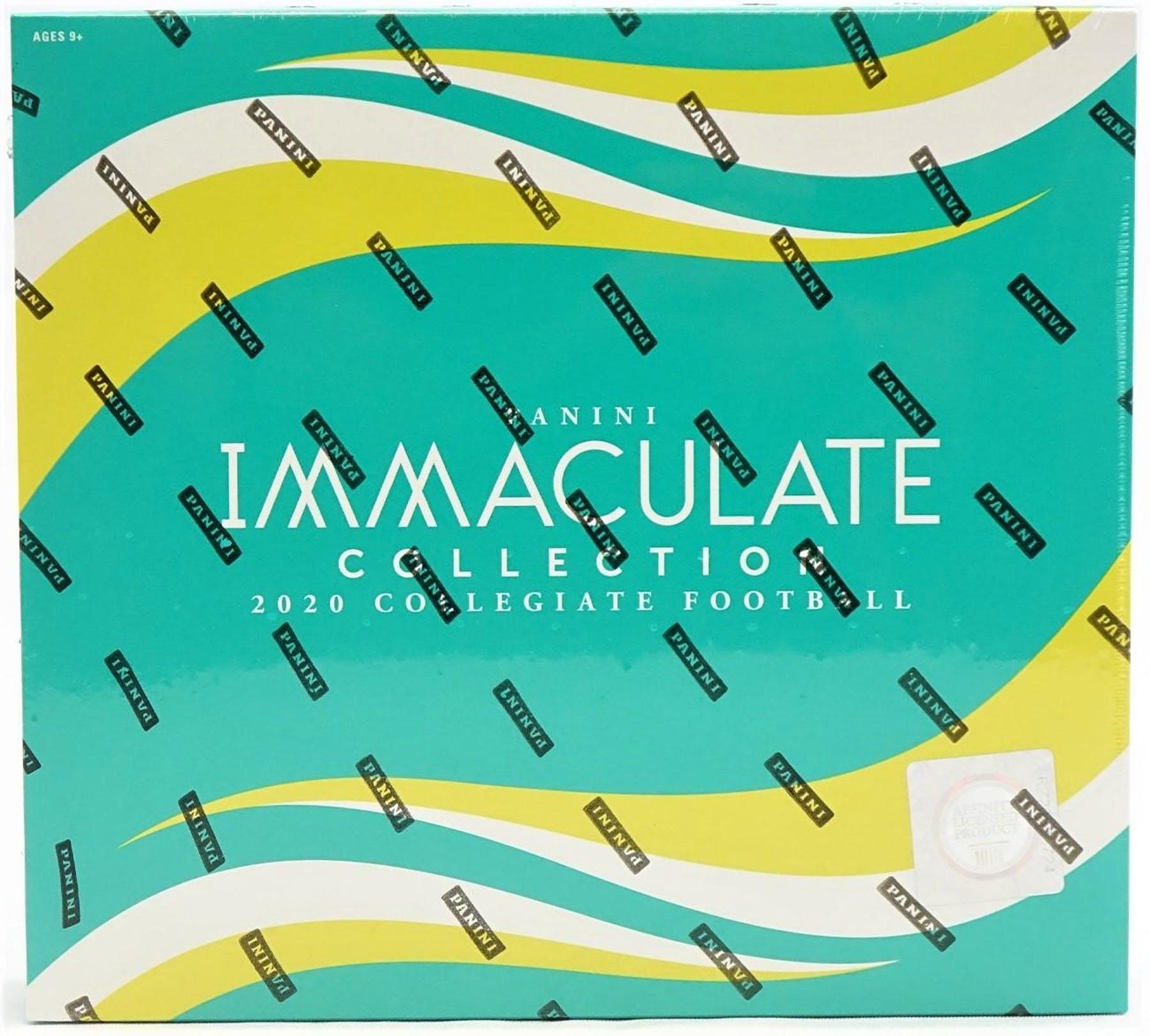 2020 Panini Football Immaculate Collegiate Collection - BLEECKER TRADING