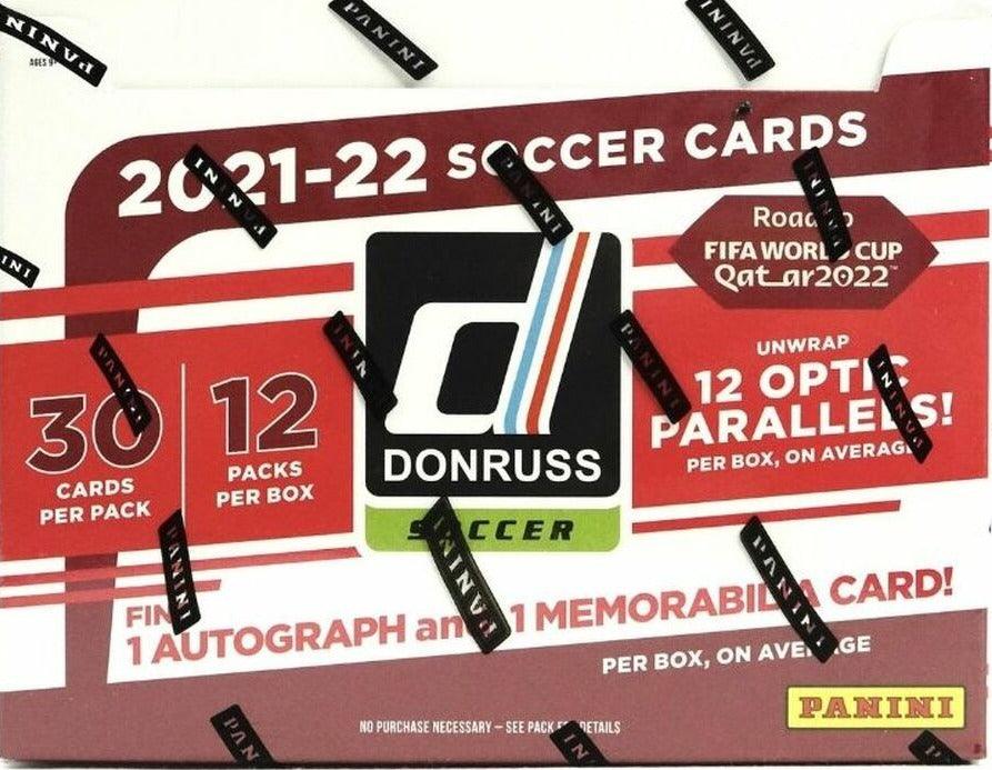 2021-22 Donruss Road to Qatar Soccer Hobby Box - BLEECKER TRADING