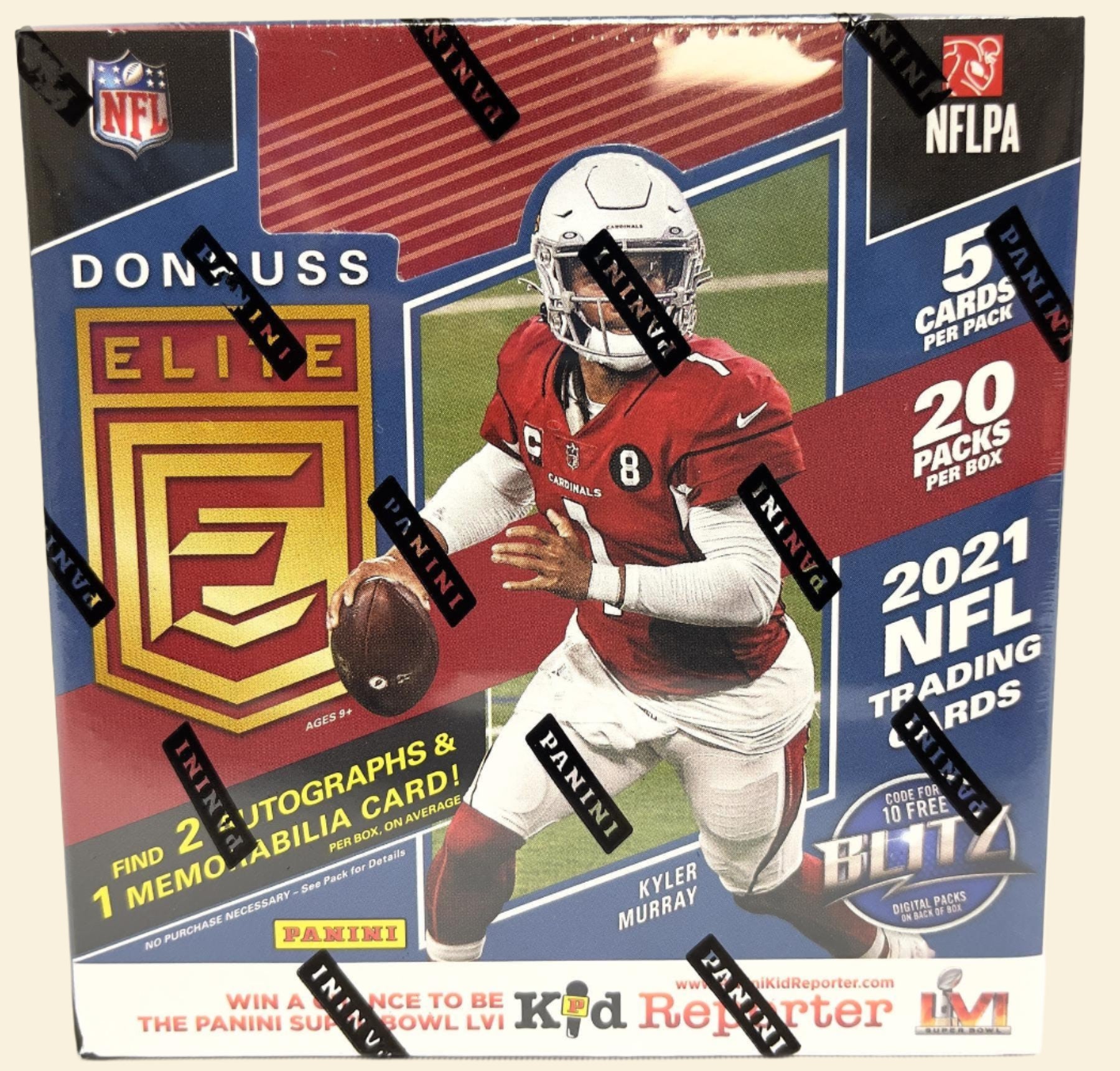 2021 Panini Donruss Elite Football Hobby Box - BLEECKER TRADING