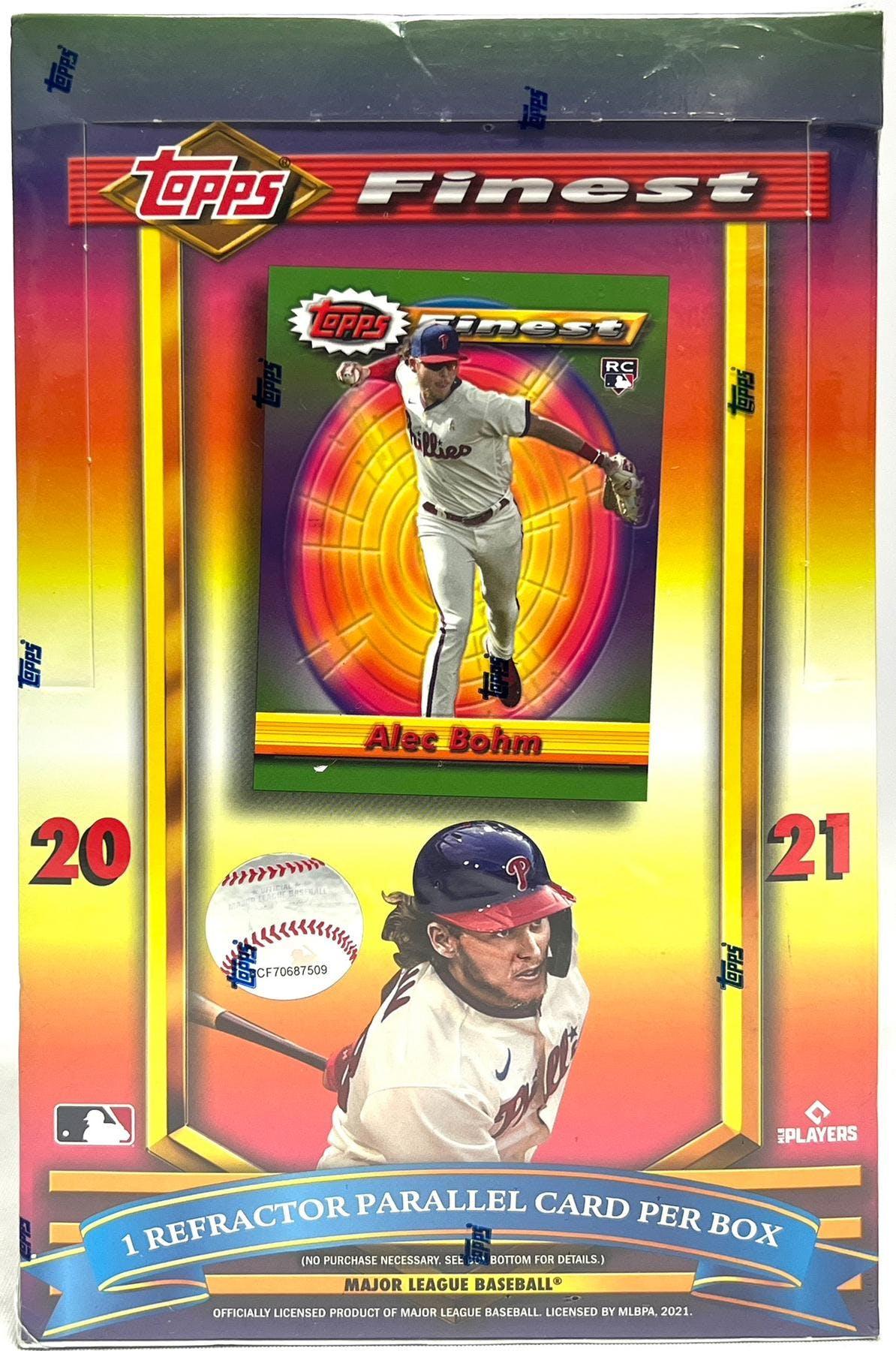 2021 Topps Finest Flashbacks Baseball Hobby Box - BLEECKER TRADING