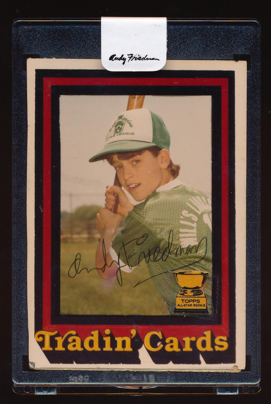 Andy Friedman 1987 Little League Tradin' Rookie Card Trading Card & Memorabilia