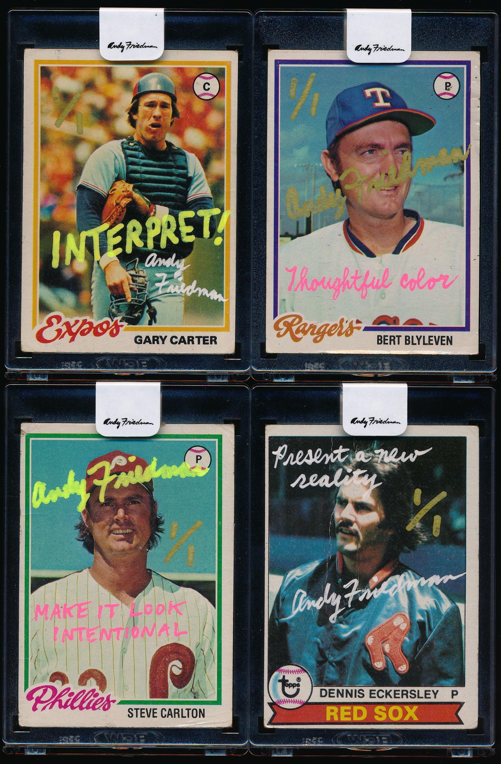 Andy Friedman's “21 Tips for Maximum Engagement In Watercolor” 21 Card 1/1 Set Trading Card & Memorabilia