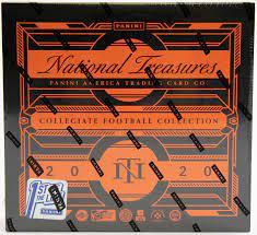 2020 Panini National Treasures Collegiate Football Collection Hobby 1st Off The Line - BLEECKER TRADING