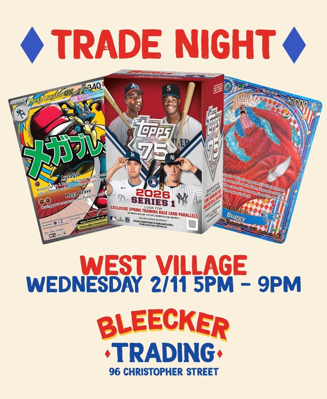 Trade Night (WV) | February 11th 5 PM - 9 PM
