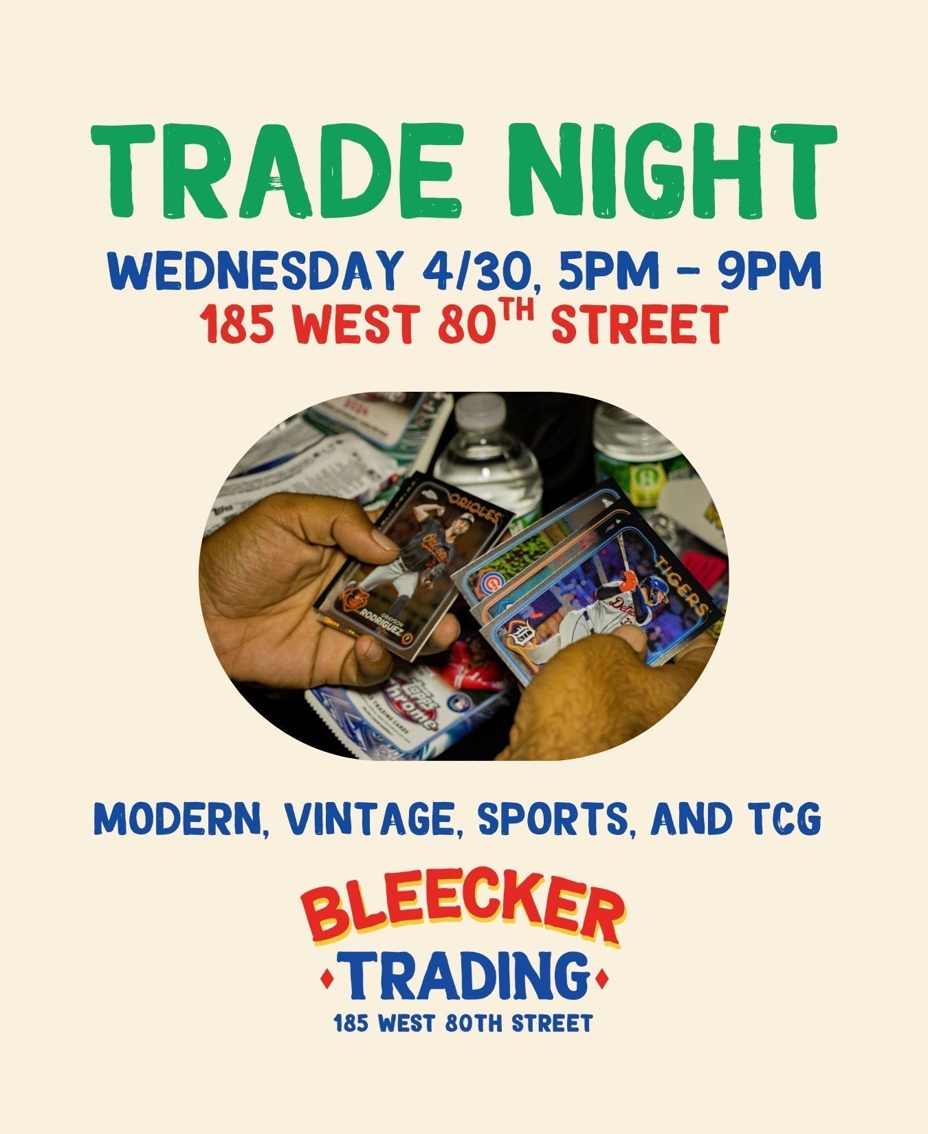 TRADE NIGHT | APRIL 30TH 5 PM - 9 PM