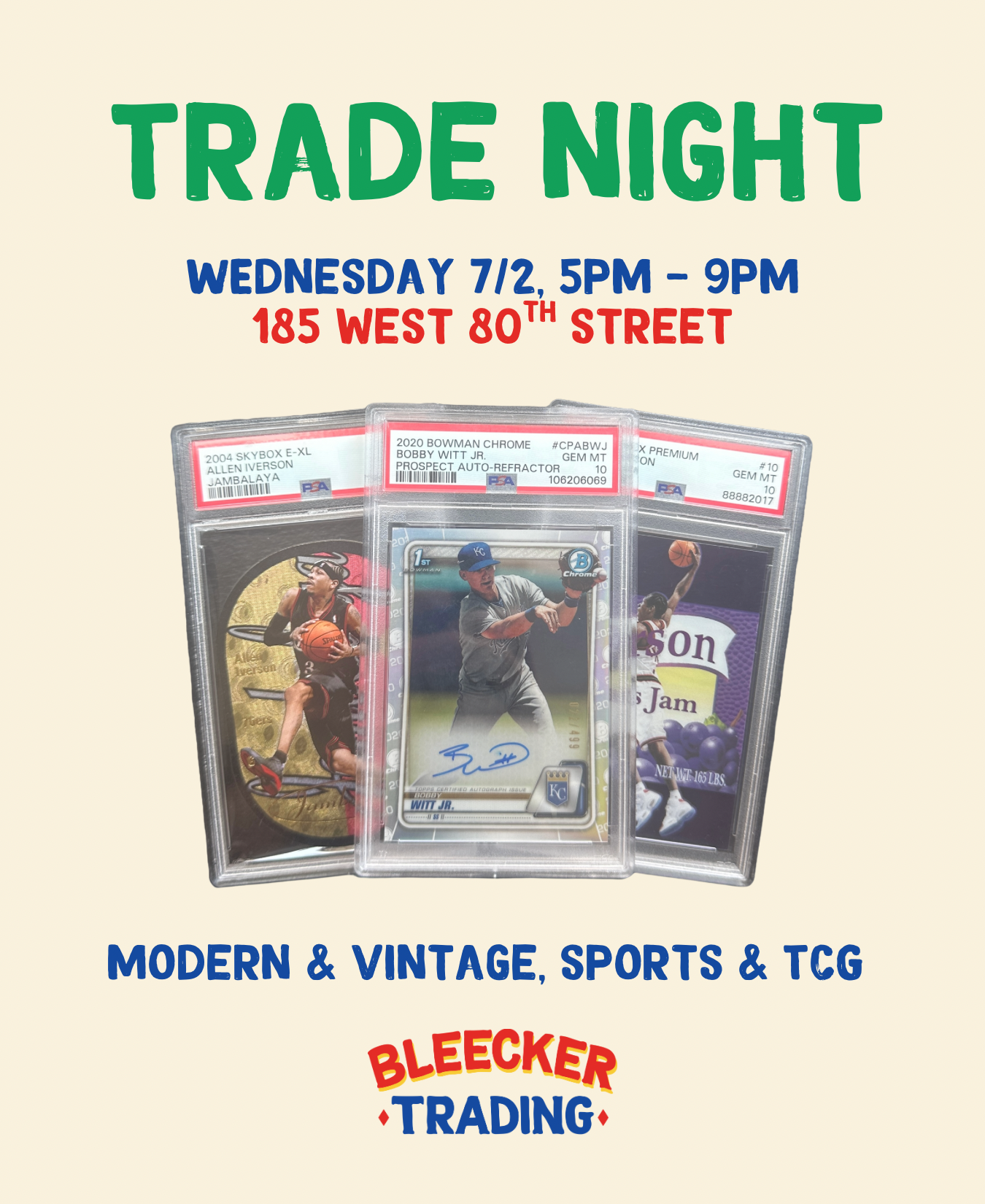 TRADE NIGHT | JULY 2nd 5 PM - 9 PM