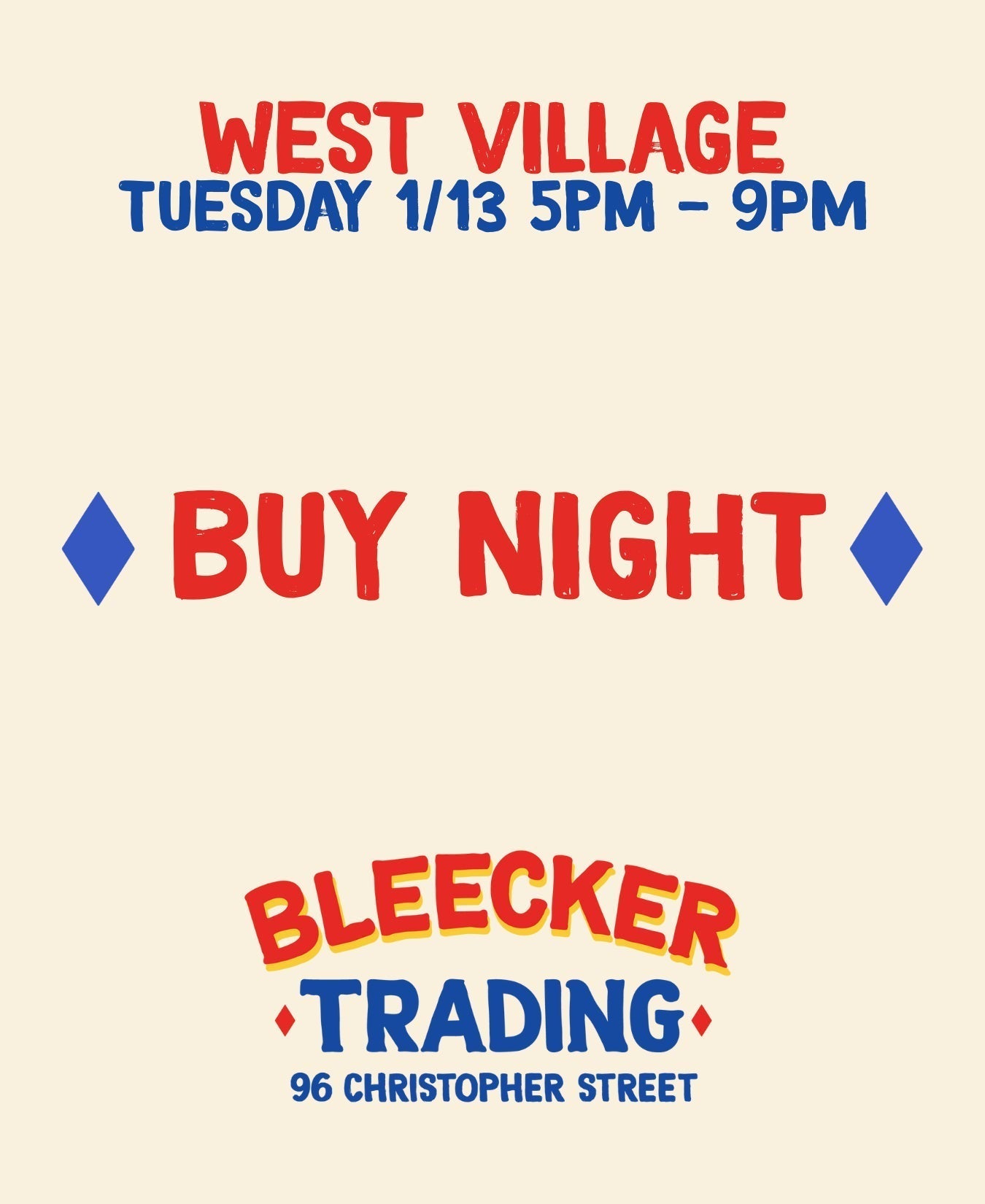 Buy Night (WV) | January 13th 5 PM - 9 PM