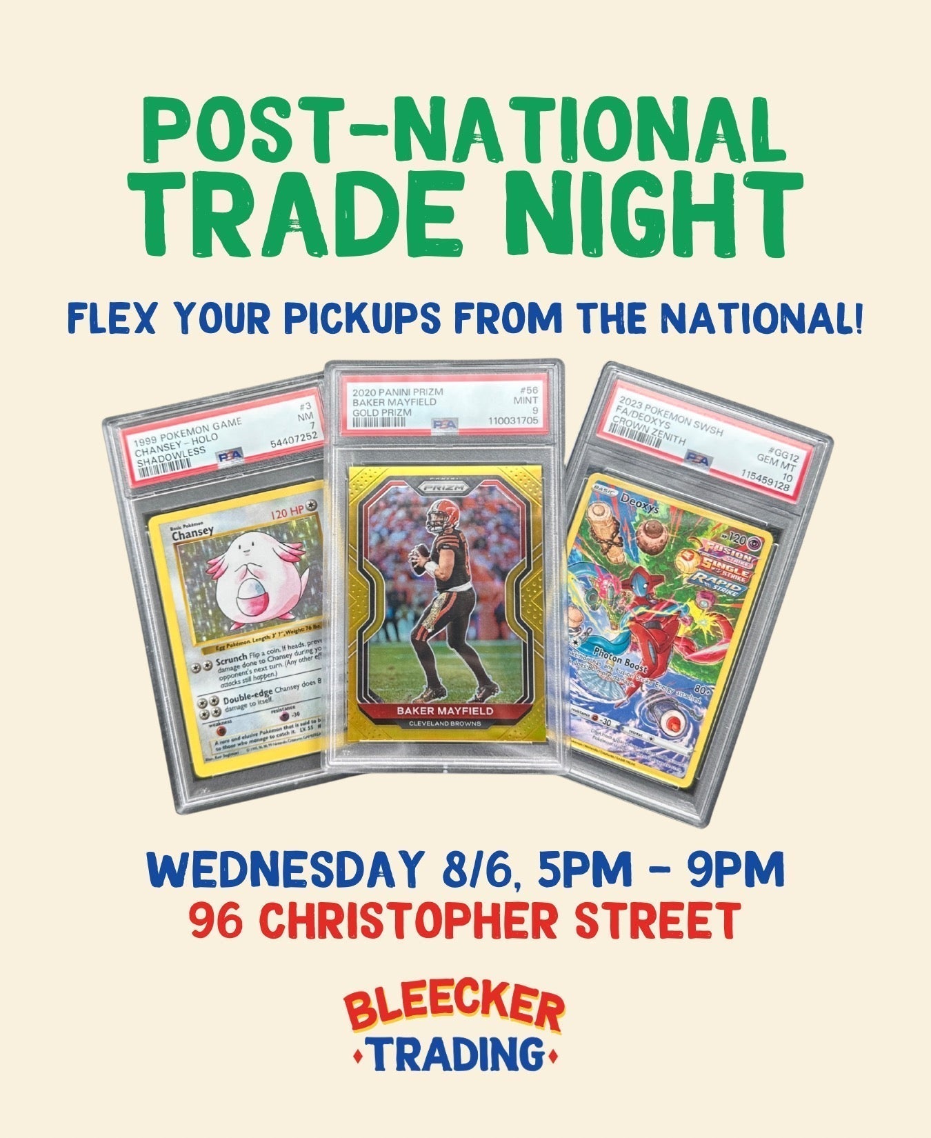 POST-NATIONAL TRADE NIGHT | AUGUST 6TH 5 PM - 9 PM
